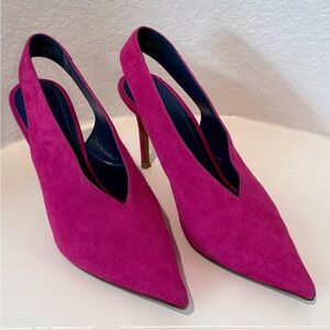 Fuschia Celine heels, UK size 37, in good used condition.